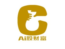 Ai股财富金融公司logo设计