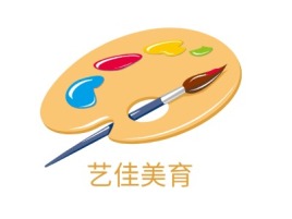 艺佳美育logo标志设计