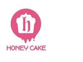 HONEY CAKE店铺logo头像设计