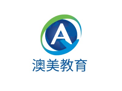 澳美教育LOGO设计