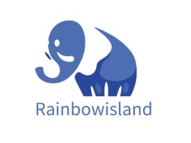 Rainbowisland店铺标志设计