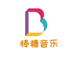 棒糖音乐logo标志设计