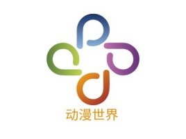 动漫世界logo标志设计