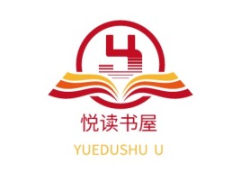 悦读书屋logo标志设计