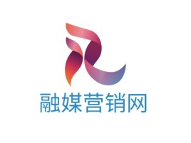 融媒营销网logo标志设计