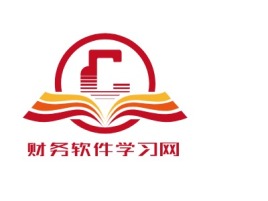 财务软件学习网logo标志设计