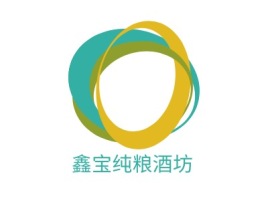 鑫宝纯粮酒坊公司logo设计