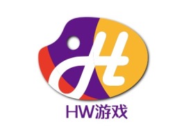 HW游戏logo标志设计