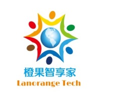橙果智享家公司logo设计