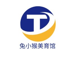 重庆兔小猴美育馆logo标志设计