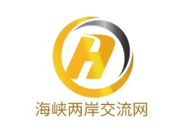 海峡两岸交流网logo标志设计