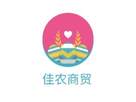 佳农商贸品牌logo设计