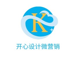 开心设计微营销公司logo设计