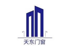 重庆天东门窗企业标志设计
