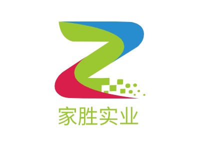 家胜实业LOGO设计