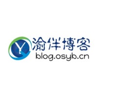 广西渝伴博客公司logo设计