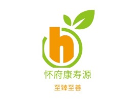 怀府康寿源品牌logo设计