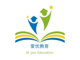 爱优教育logo标志设计