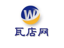 瓦店网logo标志设计