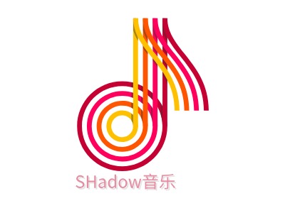 SHadow音乐LOGO设计