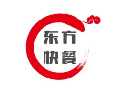 东方快餐店铺logo头像设计