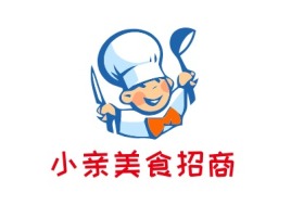 小亲美食招商店铺logo头像设计