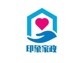 印象家政公司logo设计