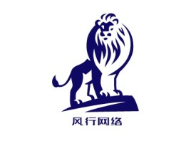 新疆风行网络公司logo设计
