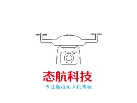 陕西专注航拍无人机售卖公司logo设计