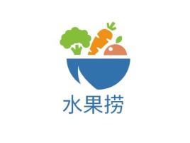 水果捞店铺标志设计