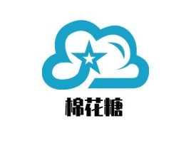棉花糖logo标志设计