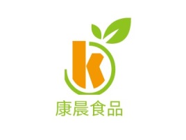 康晨食品品牌logo设计