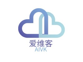 河北爱维客公司logo设计