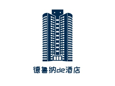 德魯納de酒店LOGO設(shè)計(jì)