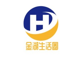 湖北金湖生活圈公司logo设计