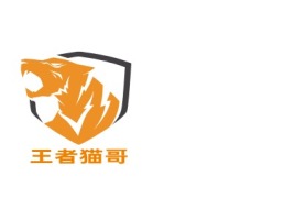 王者猫哥logo标志设计