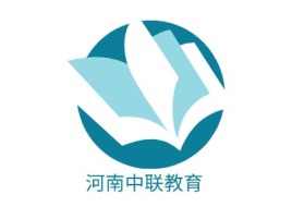 河南中联教育logo标志设计