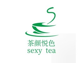 茶颜悦色sexy tea店铺logo头像设计
