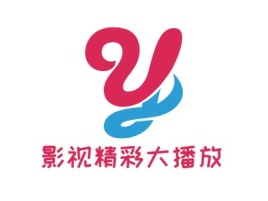 广西影视精彩大播放公司logo设计