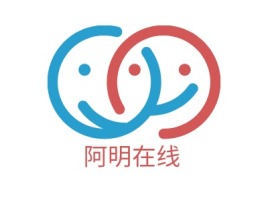阿明在线logo标志设计