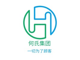 何氏集团公司logo设计