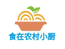 食在农村小厨品牌logo设计