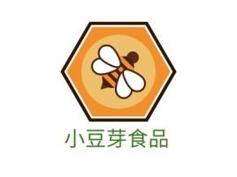 小豆芽食品品牌logo设计