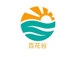 百花谷品牌logo设计