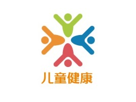 儿童健康门店logo标志设计