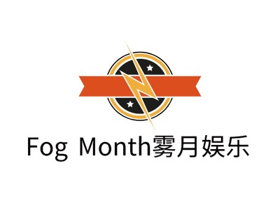 Fog Month雾月娱乐LOGO设计
