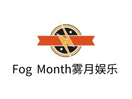 Fog Month雾月娱乐logo标志设计