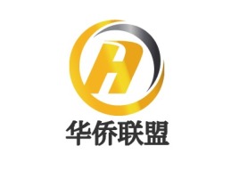 华侨联盟企业标志设计