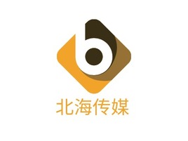 北海传媒logo标志设计