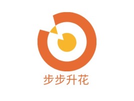 湖北步步升花logo标志设计